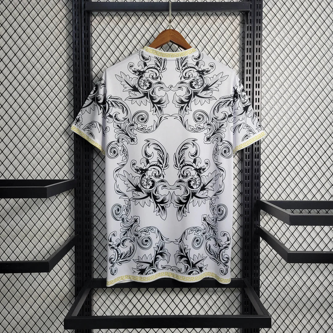 Camisa de futebol branca edição especial da Itália 2023